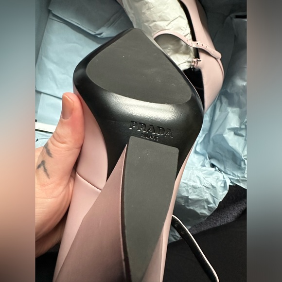 NIB Prada Modellerie Mary Jane pumps pink ombré sz 41 US 11 alabaster heels - Picture 11 of 13